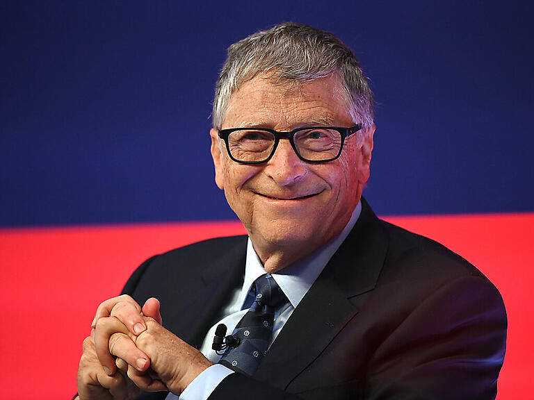 ARCHIV - Microsoft-Gründer Bill Gates. Foto: Leon Neal/PA Wire/dpa