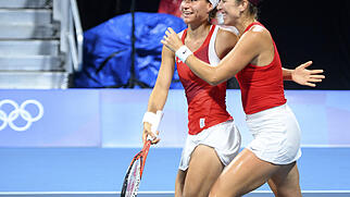 Viktorija Golubic und Belinda Bencic - zwei der erfolgreichen Schweizer Sportlerinnen von Tokio