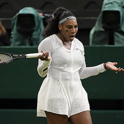 Dreieinviertel Stunden vergeblich gekämpft: Serena Williams schied in Wimbledon in der 1. Runde aus