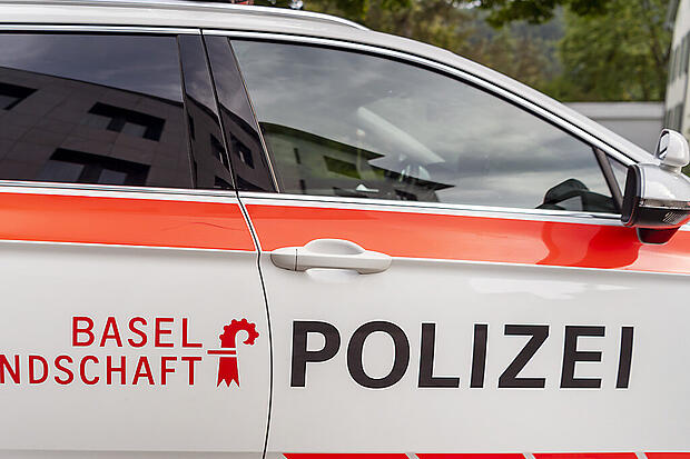 Auto der Polizei Basel-Landschaft in Liestal. (Symbolbild)