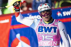Daniel Yule sichert sich als erster Schweizer seit 23 Jahren im Slalom in Wengen einen Podestplatz