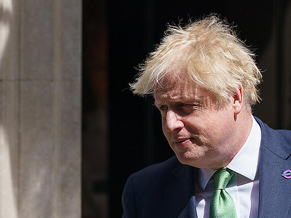 ARCHIV - Kurz vor der Veröffentlichung des Untersuchungsberichts der britischen Regierung zur «Partygate»-Affäre steigt der Druck auf Premierminister Boris Johnson wieder. Foto: Dominic Lipinski/PA Wire/dpa