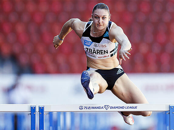 Noemi Zbären: Die 13-Sekunden-Marke über 100 m Hürden hat sie definitiv wieder durchbrochen.