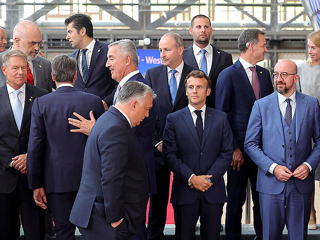 Der EU-Gipfel in Brüssel. Foto: Olivier Matthys/AP/dpa