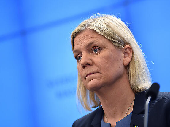 Magdalena Andersson war kurz nach ihrer Wahl zur ersten schwedischen Regierungschefin wieder zurückgetreten. Foto: Pontus Lundahl/Tt/TT NEWS AGENCY/AP/dpa